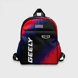 Детский рюкзак Geely красный карбон, цвет: 3D-принт