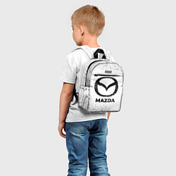Детский рюкзак Mazda с потертостями на светлом фоне, цвет: 3D-принт — фото 2