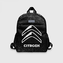 Детский рюкзак Citroen с потертостями на темном фоне, цвет: 3D-принт