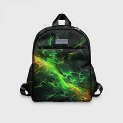 Детский рюкзак Зеленая молния, цвет: 3D-принт