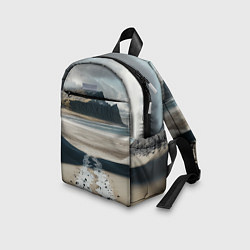 Детский рюкзак Дорога на черный пляж Исландии, цвет: 3D-принт — фото 2