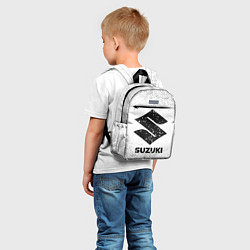 Детский рюкзак Suzuki с потертостями на светлом фоне, цвет: 3D-принт — фото 2