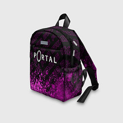 Детский рюкзак Portal pro gaming: символ сверху, цвет: 3D-принт — фото 2