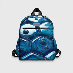 Детский рюкзак Водяные наносоты, цвет: 3D-принт