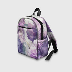 Детский рюкзак Сирень и Пионы Акварель, цвет: 3D-принт — фото 2