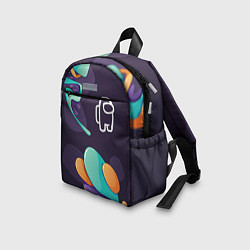 Детский рюкзак Among Us graffity splash, цвет: 3D-принт — фото 2