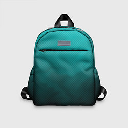 Детский рюкзак Бирюзово-черный дым - Хуф и Ся, цвет: 3D-принт