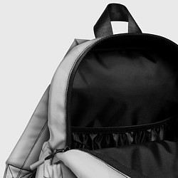Детский рюкзак Светлый серый плавные полосы, цвет: 3D-принт — фото 2