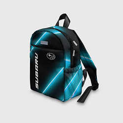 Детский рюкзак Subaru неоновые лампы, цвет: 3D-принт — фото 2