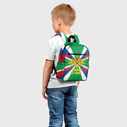 Детский рюкзак ПВ - граница на замке, цвет: 3D-принт — фото 2