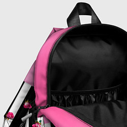 Детский рюкзак Костюм Барби: полоска с розами, цвет: 3D-принт — фото 2