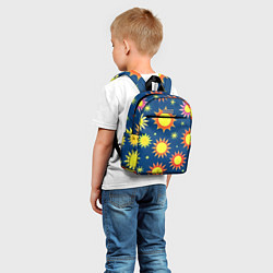 Детский рюкзак Цветы солнца, цвет: 3D-принт — фото 2