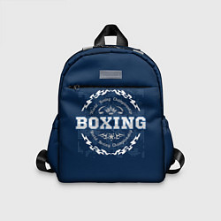 Детский рюкзак Boxing - надпись, цвет: 3D-принт