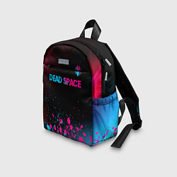 Детский рюкзак Dead Space - neon gradient: символ сверху, цвет: 3D-принт — фото 2