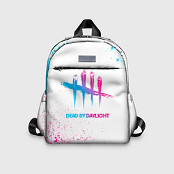 Детский рюкзак Dead by Daylight neon gradient style, цвет: 3D-принт