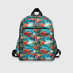 Детский рюкзак Гавайский паттерн, цвет: 3D-принт