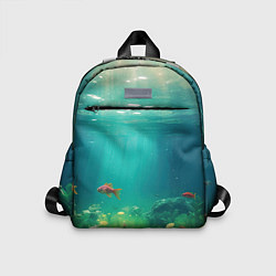 Детский рюкзак Подводный мир, цвет: 3D-принт