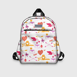 Детский рюкзак Письма любви, цвет: 3D-принт
