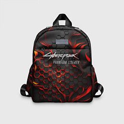 Детский рюкзак Cyberpunk 2077 Phantom liberty red fire
