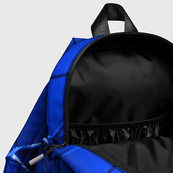 Детский рюкзак Киберпанк призрачная свобода синий неон, цвет: 3D-принт — фото 2