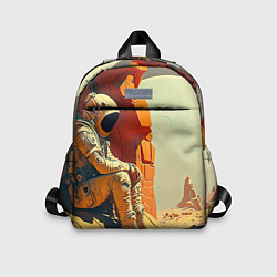 Детский рюкзак Одиночество в далёком космосе, цвет: 3D-принт