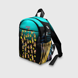 Детский рюкзак Клоуны в лунной сети, цвет: 3D-принт — фото 2