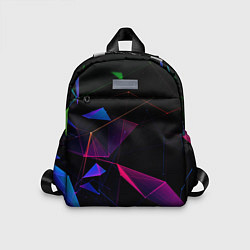 Детский рюкзак Midjourney - Цветные осколки реальности, цвет: 3D-принт