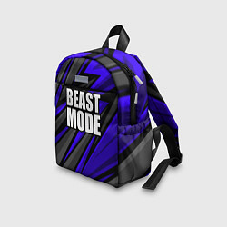 Детский рюкзак Beast mode - синяя униформа, цвет: 3D-принт — фото 2