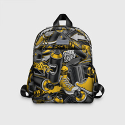 Детский рюкзак Кеды и граффити урбан стайл, цвет: 3D-принт