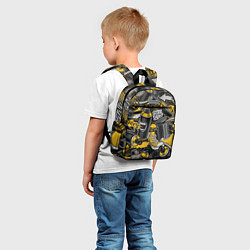 Детский рюкзак Кеды и граффити урбан стайл, цвет: 3D-принт — фото 2