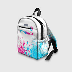 Детский рюкзак Yamaha neon gradient style: символ сверху, цвет: 3D-принт — фото 2