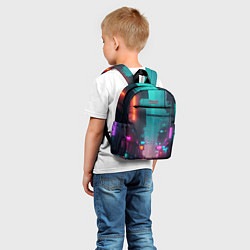 Детский рюкзак Уличные задворки, цвет: 3D-принт — фото 2