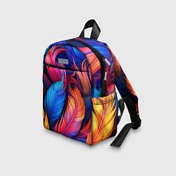 Детский рюкзак Экзотические перья, цвет: 3D-принт — фото 2