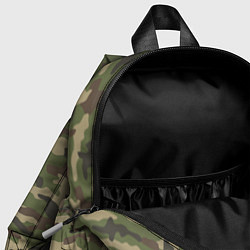 Детский рюкзак Камуфляж лесной зелёный, цвет: 3D-принт — фото 2
