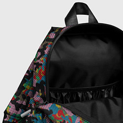 Детский рюкзак Модный разноцветный камуфляж, цвет: 3D-принт — фото 2