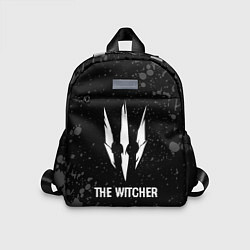 Детский рюкзак The Witcher glitch на темном фоне, цвет: 3D-принт