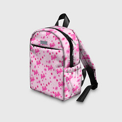 Детский рюкзак Барби, сердечки и цветочки, цвет: 3D-принт — фото 2