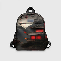 Детский рюкзак Домик у озера, цвет: 3D-принт