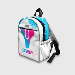 Детский рюкзак Destiny neon gradient style, цвет: 3D-принт — фото 2