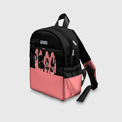 Детский рюкзак BLACK PINK на черно-розовом, цвет: 3D-принт — фото 2