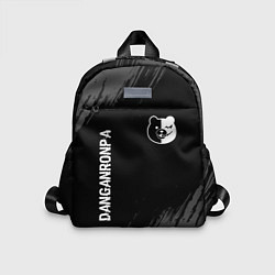 Детский рюкзак Danganronpa glitch на темном фоне: надпись, символ, цвет: 3D-принт