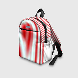 Детский рюкзак Красная ретро-полоска, цвет: 3D-принт — фото 2