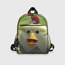 Детский рюкзак Chicken Gun курица, цвет: 3D-принт