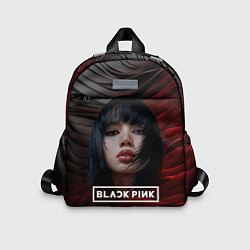 Детский рюкзак Blackpink red and black, цвет: 3D-принт