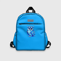 Детский рюкзак Мультяшная сова голубой