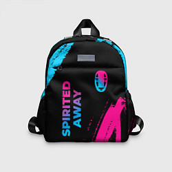 Детский рюкзак Spirited Away - neon gradient: надпись, символ, цвет: 3D-принт