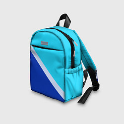 Детский рюкзак Двуцветный голубой, цвет: 3D-принт — фото 2
