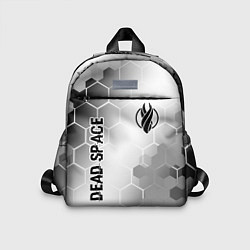 Детский рюкзак Dead Space glitch на светлом фоне: надпись, символ, цвет: 3D-принт