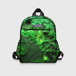 Детский рюкзак Объемная зеленая текстура
