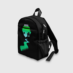 Детский рюкзак Неоновая речка, цвет: 3D-принт — фото 2